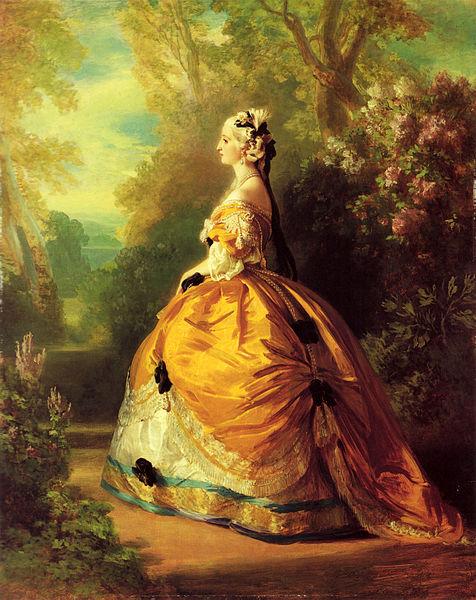 Franz Xaver Winterhalter The Empress Eugenie oil painting picture